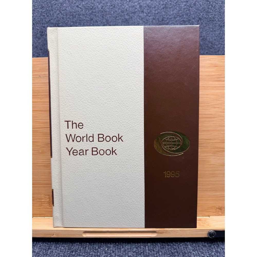 1995 World Book Year Book Review of 1994 Events Encyclopedia Supplement HC